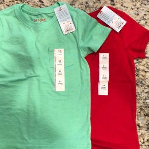 Lot 2 Toddler Boys Cat & Jack Tee Shirts 3T